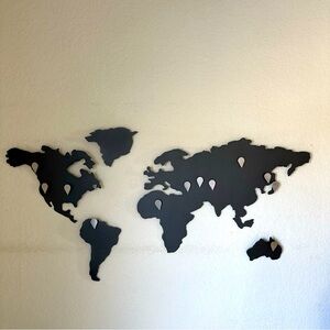 Umbra Metal World Wall Decor Magnetic Destination Points
